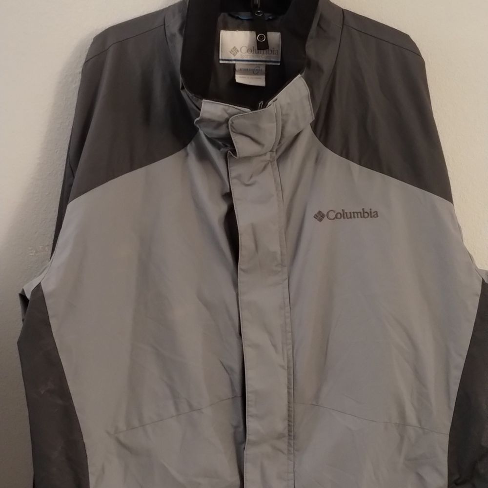 Gray Columbia sportswear interchangeable all weather jacket